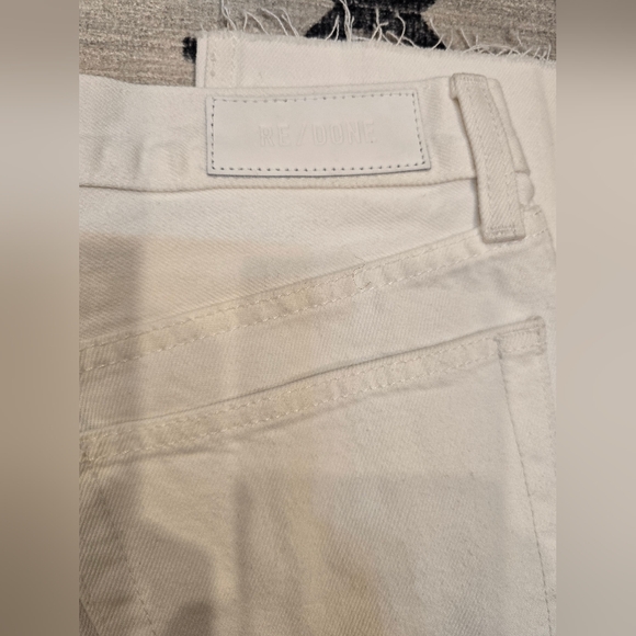 NWT Re/Done 70's Stove Pipe Jeans Vintage White 30 $265 Sold at Revolve - Picture 16 of 16